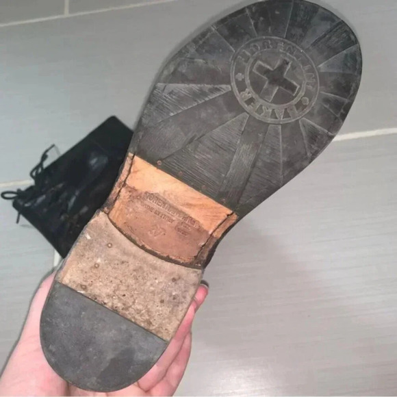 Fiorentini  + Baker Emma Eternity Leather Knee High Boots in Nero Cusna 37 - Picture 7 of 11